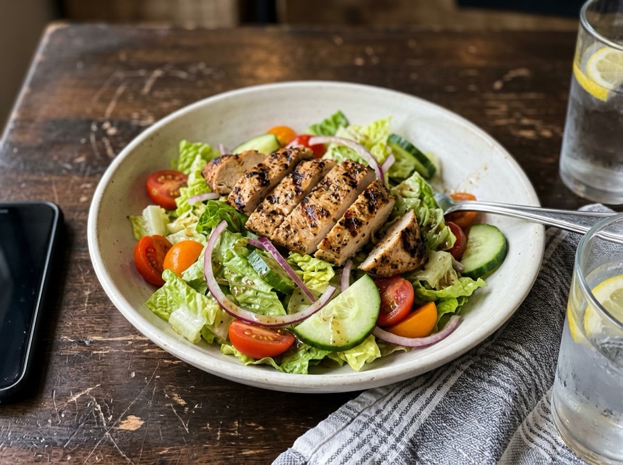 Grilled chicken salad