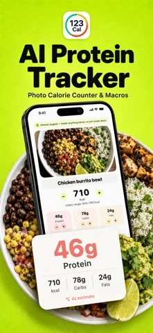 123 Cal interface in developer-supplied App Store artwork