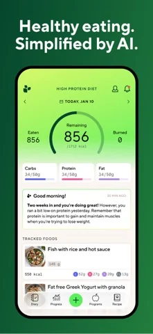 Lifesum interface in developer-supplied App Store artwork