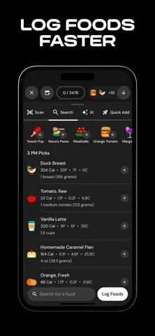 MacroFactor interface in developer-supplied App Store artwork
