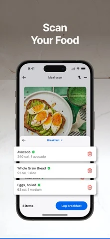 MyFitnessPal interface in developer-supplied App Store artwork
