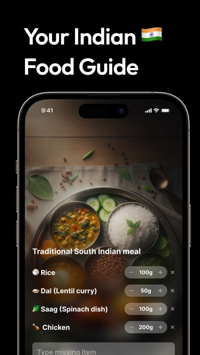 NutriScan interface in developer-supplied App Store artwork