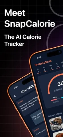 SnapCalorie interface in developer-supplied App Store artwork